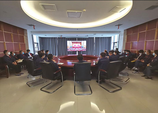 麦斯克电子构造泛博党员干部大众收看党的二十大揭幕会